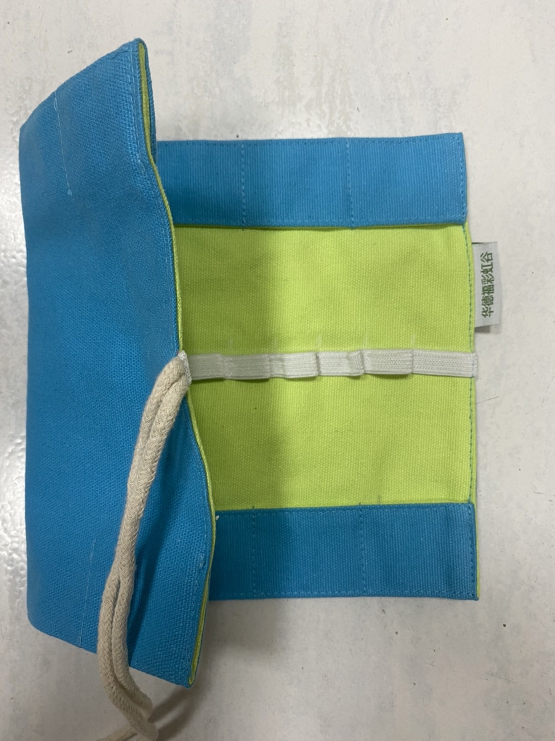 蠟磚蠟筆袋(藍綠色)F-009